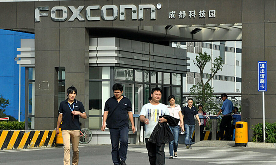 Foxconn China was shut down due to power shortages