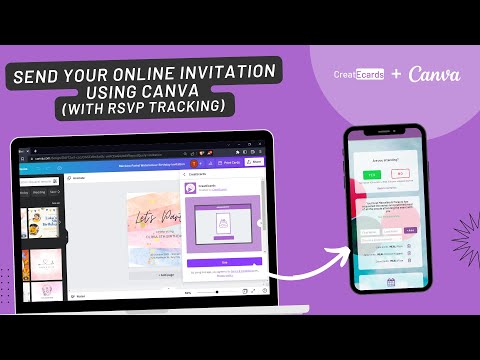 Send your Online Invitation using Canva (with RSVP Tracking)